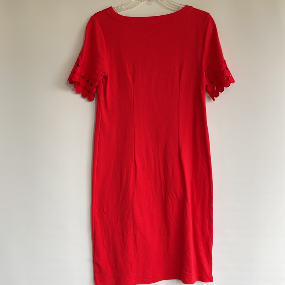 Talbots, Red, Shirtsleeve, Midi - Picture 5 of 7